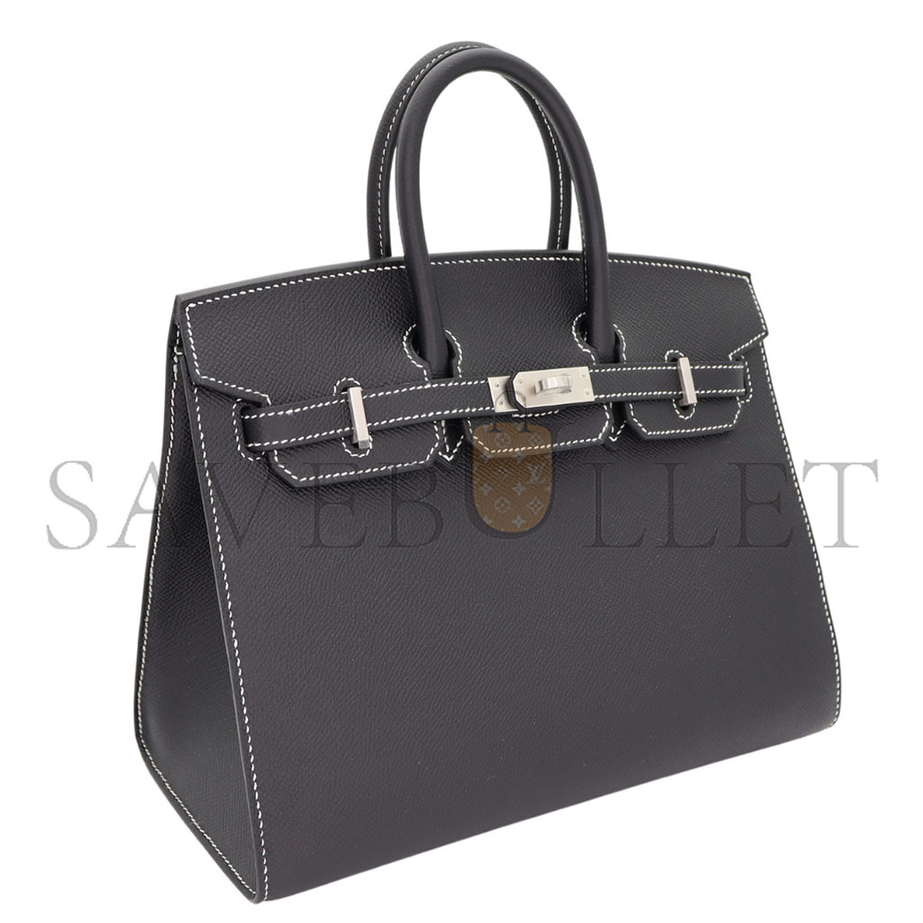 H**mes master birkin 30 epsom leather black gold buckle high end custom bag h028369ck89 (30*23*15cm)
